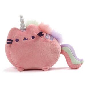 Pink Plush Pusheen Unicorn 7.5” Toy With Sound